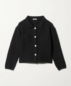 green label relaxing / グリーンレーベル リラクシング カーディガン・ボレロ | ブークレ ポロニット カーディガン ウォッシャブル