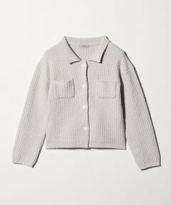 green label relaxing / グリーンレーベル リラクシング カーディガン・ボレロ | ブークレ ポロニット カーディガン ウォッシャブル