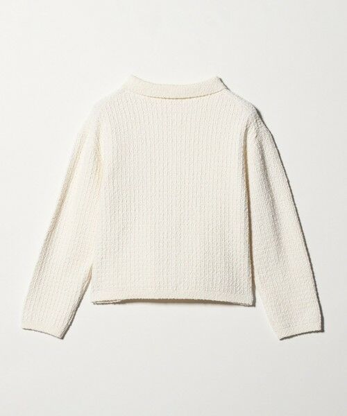 green label relaxing / グリーンレーベル リラクシング カーディガン・ボレロ | ブークレ ポロニット カーディガン ウォッシャブル | 詳細6