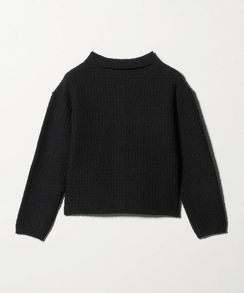 green label relaxing / グリーンレーベル リラクシング カーディガン・ボレロ | ブークレ ポロニット カーディガン ウォッシャブル | 詳細15