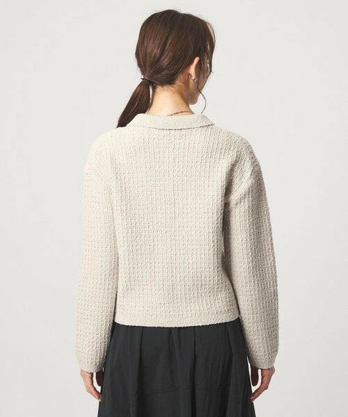 green label relaxing / グリーンレーベル リラクシング カーディガン・ボレロ | ブークレ ポロニット カーディガン ウォッシャブル | 詳細23