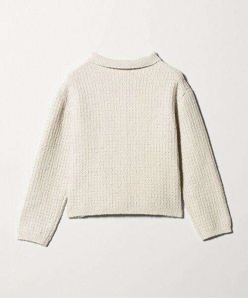 green label relaxing / グリーンレーベル リラクシング カーディガン・ボレロ | ブークレ ポロニット カーディガン ウォッシャブル | 詳細25