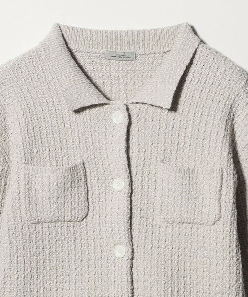 green label relaxing / グリーンレーベル リラクシング カーディガン・ボレロ | ブークレ ポロニット カーディガン ウォッシャブル | 詳細8