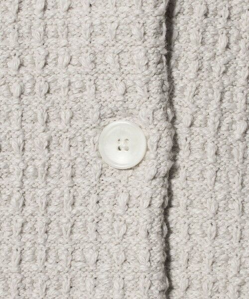green label relaxing / グリーンレーベル リラクシング カーディガン・ボレロ | ブークレ ポロニット カーディガン ウォッシャブル | 詳細11