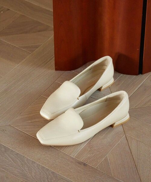 green label relaxing / グリーンレーベル リラクシング フラットシューズ | クッショニーシューズ メタルチップ モカ / フラットシューズ(OFF WHITE)