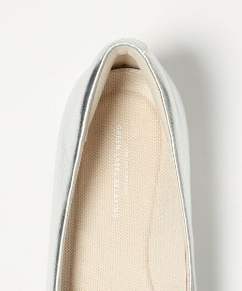 green label relaxing / グリーンレーベル リラクシング フラットシューズ | クッショニーシューズ スクエアトゥ メタルチップ / フラットシューズ | 詳細7