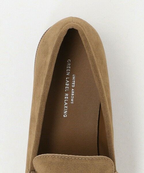 green label relaxing / グリーンレーベル リラクシング フラットシューズ | ギャザー ローファー | 詳細12