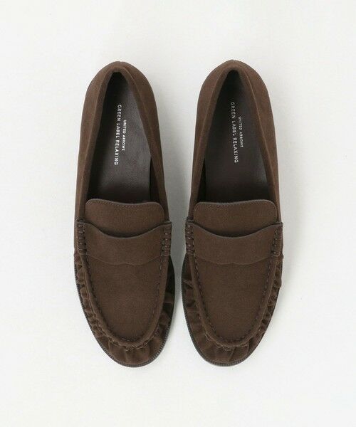 green label relaxing / グリーンレーベル リラクシング フラットシューズ | ギャザー ローファー | 詳細20