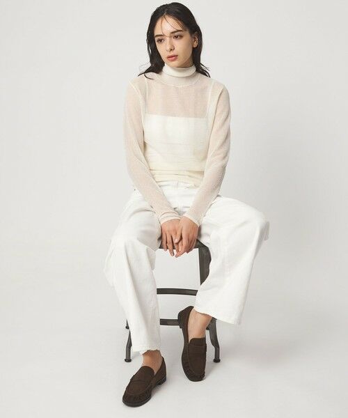 green label relaxing / グリーンレーベル リラクシング フラットシューズ | ギャザー ローファー | 詳細18