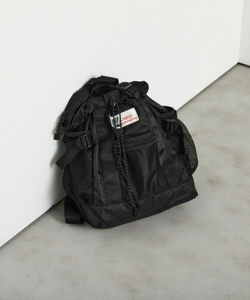 green label relaxing / グリーンレーベル リラクシング リュック・バックパック | 【別注】＜CARIBOU MOUNTAINEERING＞トートバッグ / バックパック（BLACK）