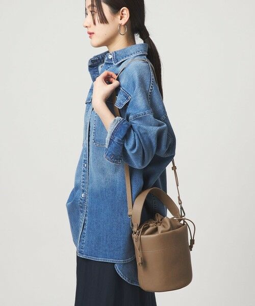 green label relaxing / グリーンレーベル リラクシング ショルダーバッグ | ２WAY 巾着ドロストバケツバッグ | 詳細6