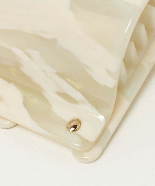 green label relaxing / グリーンレーベル リラクシング ヘアピン | 【WEB限定】スクエアマーブル ヘアクリップ | 詳細5