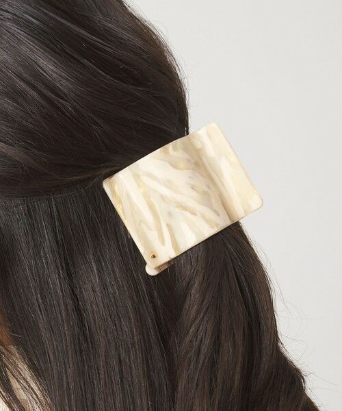 green label relaxing / グリーンレーベル リラクシング ヘアピン | 【WEB限定】スクエアマーブル ヘアクリップ | 詳細2