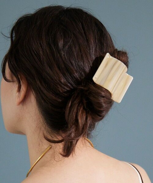 green label relaxing / グリーンレーベル リラクシング ヘアピン | 【WEB限定】スクエアマーブル ヘアクリップ | 詳細16