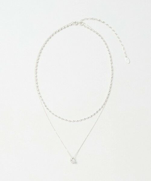 green label relaxing / グリーンレーベル リラクシング ネックレス・ペンダント・チョーカー | 2連チェーン ポコポコチャーム ネックレス（SILVER）