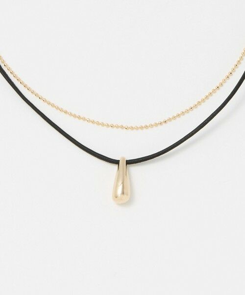 green label relaxing / グリーンレーベル リラクシング ネックレス・ペンダント・チョーカー | 2連チェーン＆コードチャーム ネックレス | 詳細1