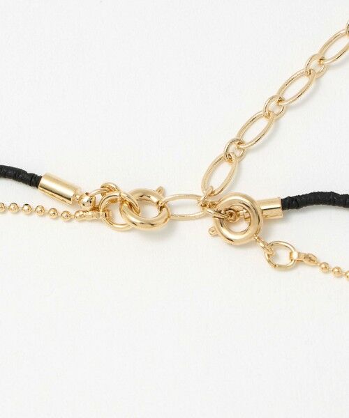 green label relaxing / グリーンレーベル リラクシング ネックレス・ペンダント・チョーカー | 2連チェーン＆コードチャーム ネックレス | 詳細3