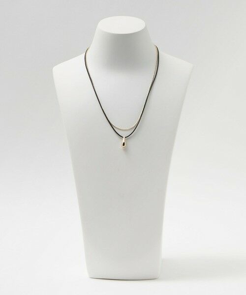 green label relaxing / グリーンレーベル リラクシング ネックレス・ペンダント・チョーカー | 2連チェーン＆コードチャーム ネックレス | 詳細7