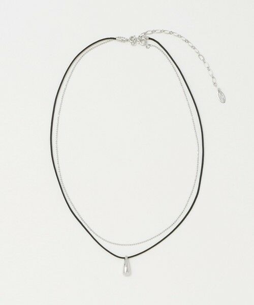green label relaxing / グリーンレーベル リラクシング ネックレス・ペンダント・チョーカー | 2連チェーン＆コードチャーム ネックレス（SILVER）