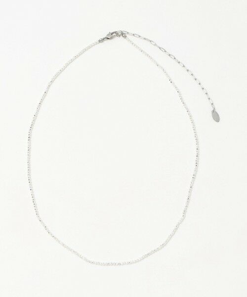 green label relaxing / グリーンレーベル リラクシング ネックレス・ペンダント・チョーカー | 天然石 ビーズ ネックレス（SILVER）