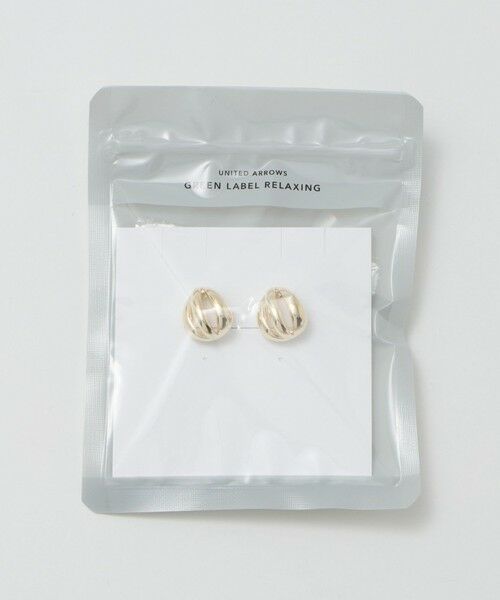 green label relaxing / グリーンレーベル リラクシング ピアス・イヤリング | 3ライン ハーフボール ピアス | 詳細6