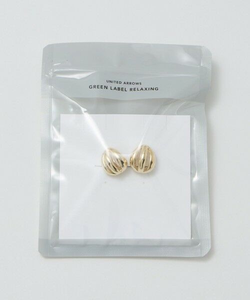 green label relaxing / グリーンレーベル リラクシング ピアス・イヤリング | 3ライン ハーフボール イヤリング | 詳細5