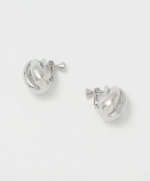green label relaxing / グリーンレーベル リラクシング ピアス・イヤリング | 3ライン ハーフボール イヤリング（SILVER）