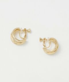 green label relaxing / グリーンレーベル リラクシング ピアス・イヤリング | ラインミックス フープイヤリング