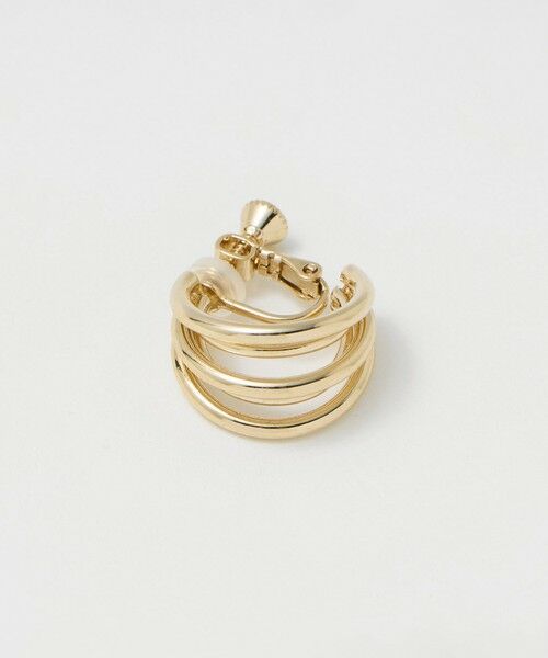 green label relaxing / グリーンレーベル リラクシング ピアス・イヤリング | ラインミックス フープイヤリング | 詳細3