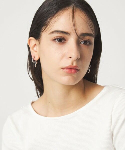 green label relaxing / グリーンレーベル リラクシング ピアス・イヤリング | カーリーライン イヤリング | 詳細8