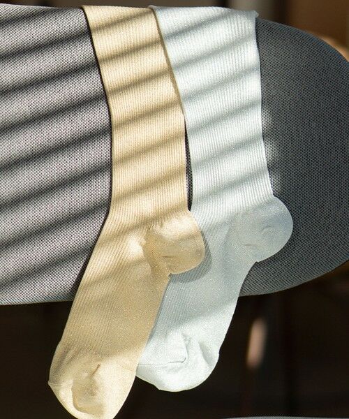 green label relaxing / グリーンレーベル リラクシング ソックス | ＜MAEE＞コンプレッション ソックス （グリッターリブ） / 着圧ソックス / 靴下 | 詳細2