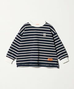 green label relaxing / グリーンレーベル リラクシング カットソー | 【別注】＜UNIVERSAL OVERALL＞ボーダー ロングスリーブ / キッズ  100cm-130cm