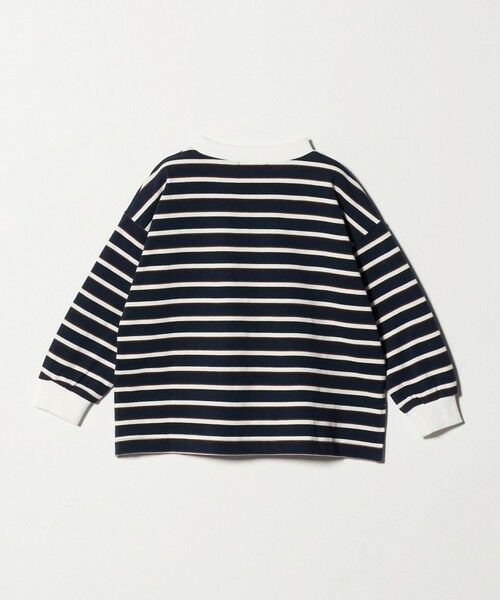 green label relaxing / グリーンレーベル リラクシング カットソー | 【別注】＜UNIVERSAL OVERALL＞ボーダー ロングスリーブ / キッズ  100cm-130cm | 詳細6