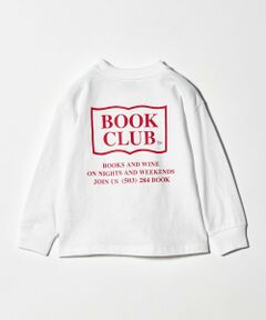 green label relaxing / グリーンレーベル リラクシング カットソー | 【別注】＜BOOK CLUB＞ロゴ ロングスリーブTシャツ / キッズ  110cm-130cm