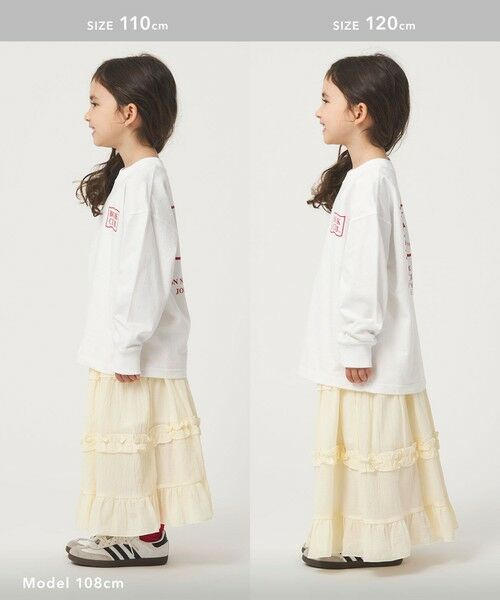 green label relaxing / グリーンレーベル リラクシング カットソー | 【別注】＜BOOK CLUB＞ロゴ ロングスリーブTシャツ / キッズ  110cm-130cm | 詳細4