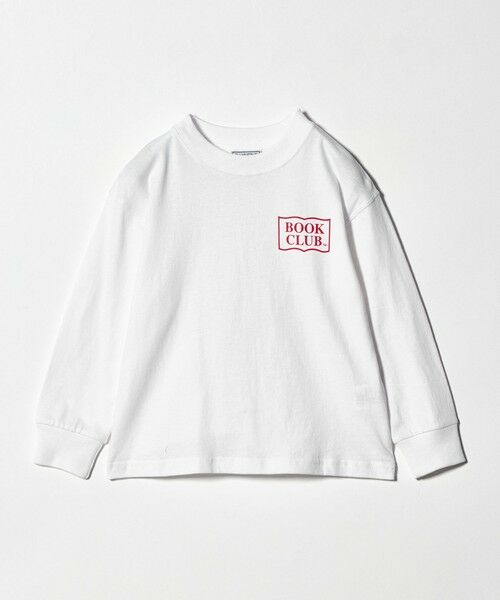 green label relaxing / グリーンレーベル リラクシング カットソー | 【別注】＜BOOK CLUB＞ロゴ ロングスリーブTシャツ / キッズ  110cm-130cm | 詳細1