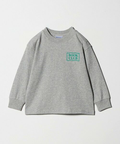 green label relaxing / グリーンレーベル リラクシング カットソー | 【別注】＜BOOK CLUB＞ロゴ ロングスリーブTシャツ / キッズ  110cm-130cm | 詳細4