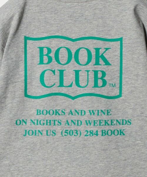 green label relaxing / グリーンレーベル リラクシング カットソー | 【別注】＜BOOK CLUB＞ロゴ ロングスリーブTシャツ / キッズ  110cm-130cm | 詳細14