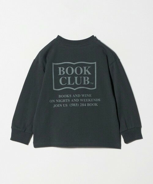 green label relaxing / グリーンレーベル リラクシング カットソー | 【別注】＜BOOK CLUB＞ロゴ ロングスリーブTシャツ / キッズ  110cm-130cm | 詳細13
