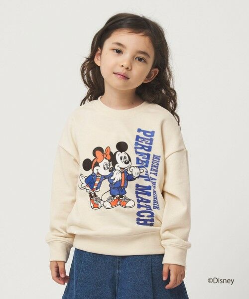 green label relaxing / グリーンレーベル リラクシング スウェット | 【別注】＜Disney＞裏毛 プルオーバー / キッズ  100cm-130cm | 詳細1