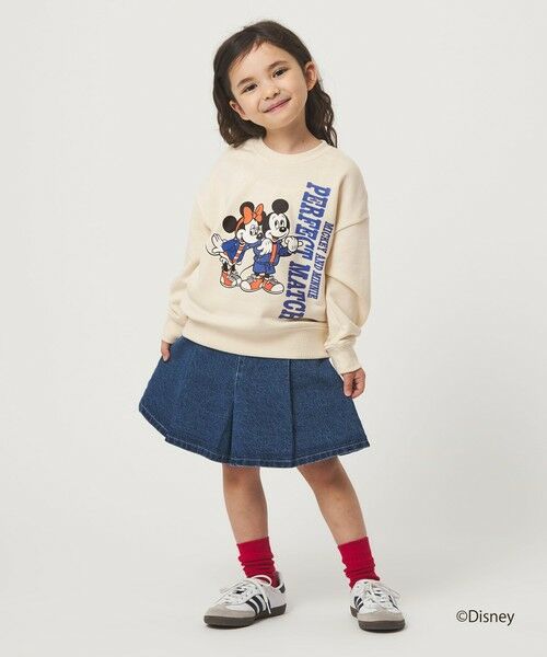 green label relaxing / グリーンレーベル リラクシング スウェット | 【別注】＜Disney＞裏毛 プルオーバー / キッズ  100cm-130cm | 詳細2