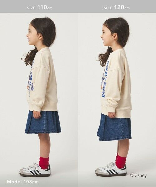 green label relaxing / グリーンレーベル リラクシング スウェット | 【別注】＜Disney＞裏毛 プルオーバー / キッズ  100cm-130cm | 詳細4