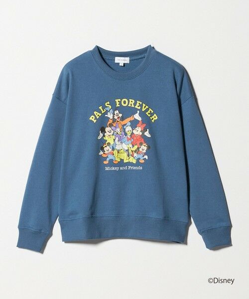 green label relaxing / グリーンレーベル リラクシング スウェット | 【別注】<Disney>裏毛 プルオーバー / キッズ 100cm-130cm(ROYAL)