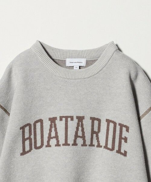 green label relaxing / グリーンレーベル リラクシング ニット・セーター | ロゴジャガード ニットプルオーバー / キッズ  100cm-160cm | 詳細6