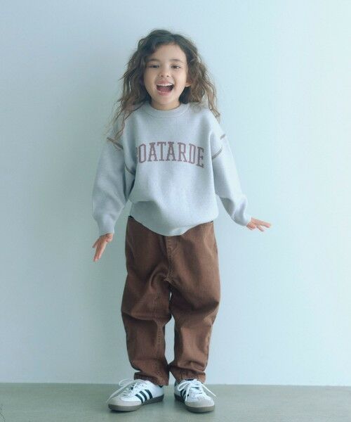 green label relaxing / グリーンレーベル リラクシング ニット・セーター | ロゴジャガード ニットプルオーバー / キッズ  100cm-160cm | 詳細1