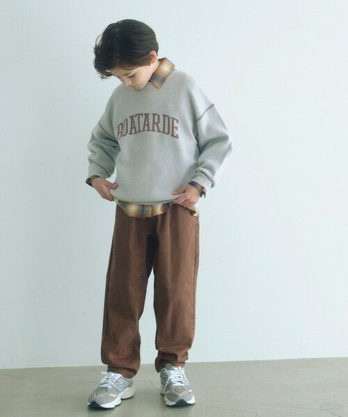 green label relaxing / グリーンレーベル リラクシング ニット・セーター | ロゴジャガード ニットプルオーバー / キッズ  100cm-160cm | 詳細3