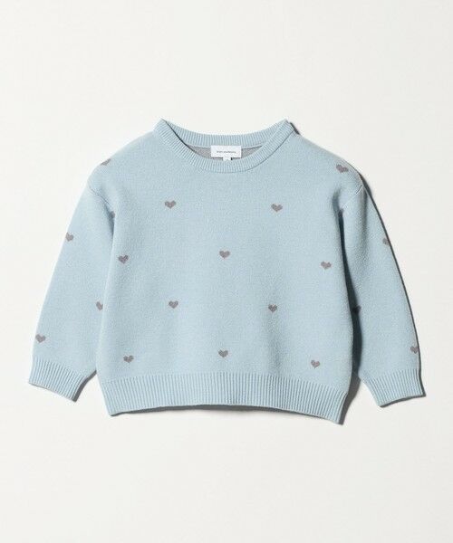 green label relaxing / グリーンレーベル リラクシング ニット・セーター | ハートジャガード プルオーバー / キッズ  100cm-160cm | 詳細4