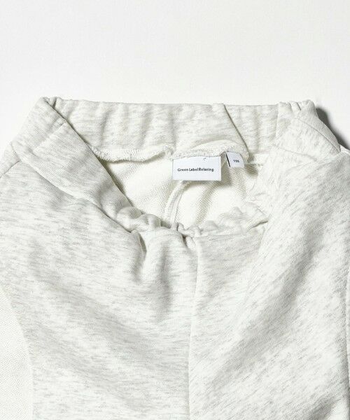 green label relaxing / グリーンレーベル リラクシング その他パンツ | 裏毛 切り替え ワイドパンツ / キッズ 100cm-160cm | 詳細4