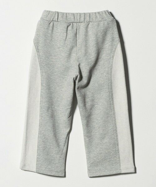 green label relaxing / グリーンレーベル リラクシング その他パンツ | 裏毛 切り替え ワイドパンツ / キッズ 100cm-160cm | 詳細9