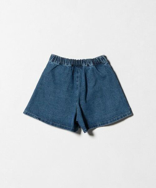 green label relaxing / グリーンレーベル リラクシング ショート・ハーフ・半端丈パンツ | デニム タックキュロット パンツ / キッズ 100cm-160cm | 詳細13